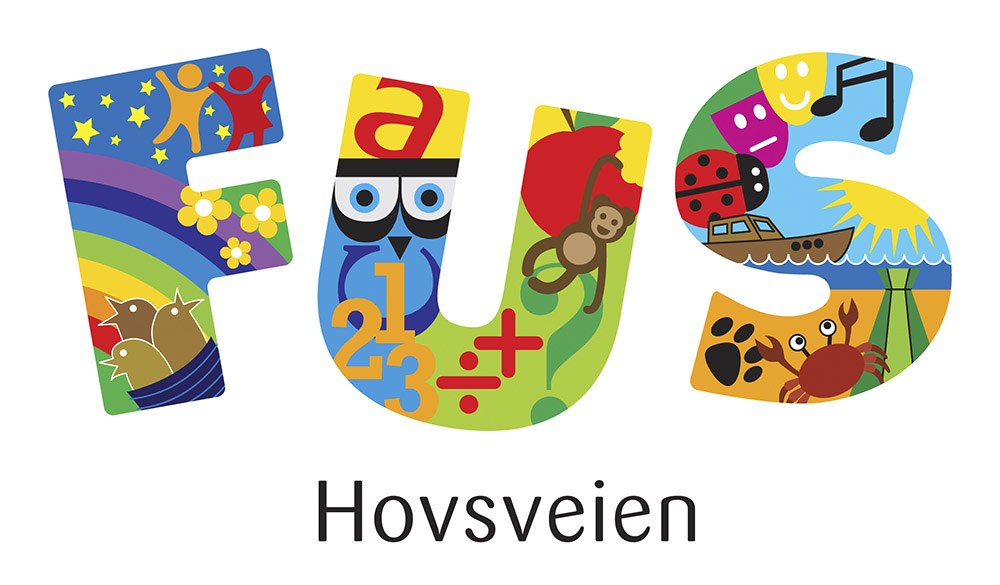 Hovsveien FUS barnehage logo.